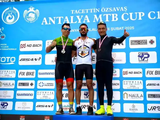 Alanya'da Dağ Bisikleti Şampiyonu: Ufuk Geyik!