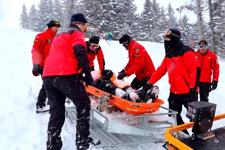 Ordu'da Çığ Kurtarma Tatbikatı